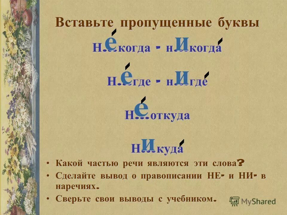 правописание не и ни в отрицательных наречиях. ,erds t b b d ghbcnfdrf[ yt b yb jnhbwfntkmys[ yfhtxbq. правописание отрицательных наречий 7 класс. написание отрицательных наречий. не и ни в отрицательных наречиях.