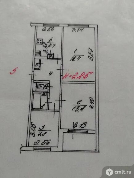 Продам 3-комнатную квартиру в г.Кировске Мурманской области в Кировске