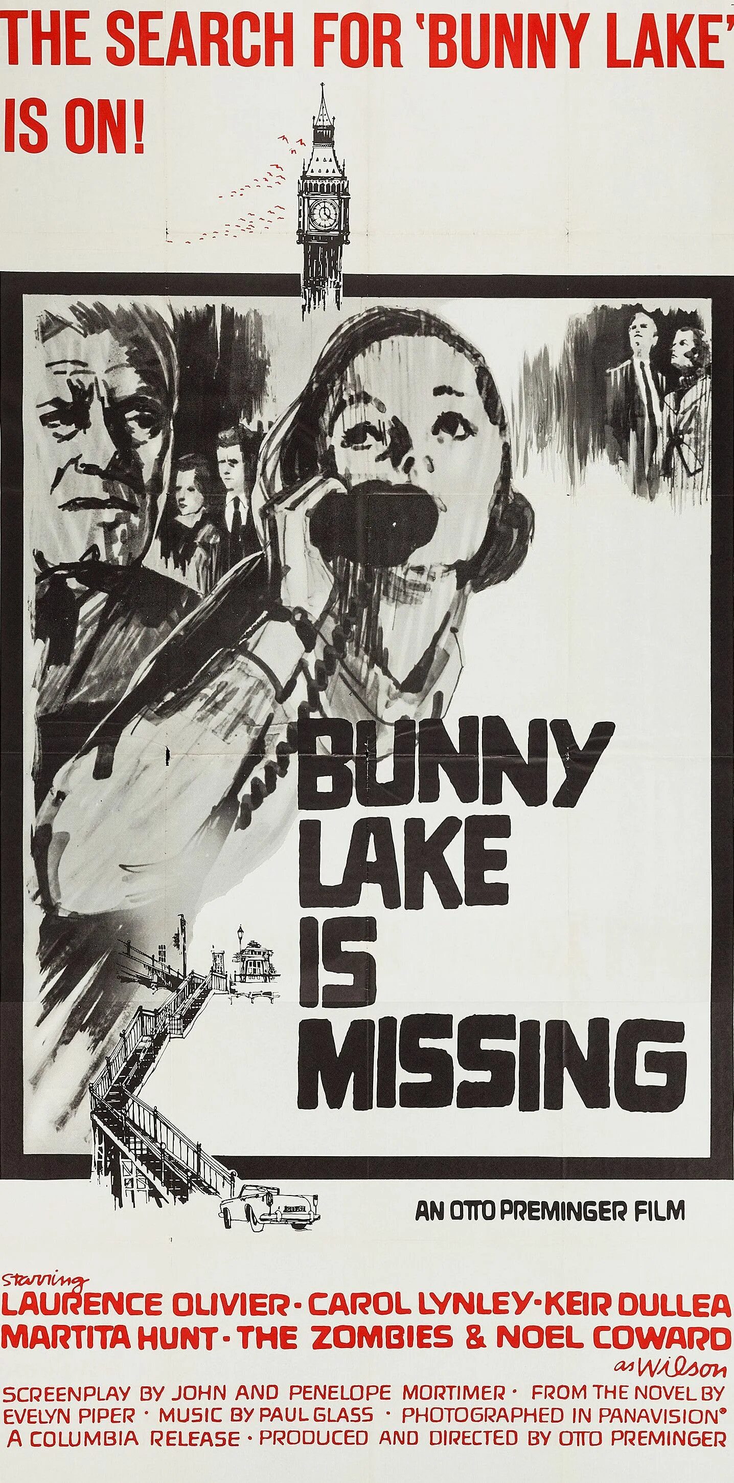 Bunny Lake is missing (1965). Исчезнувшая Банни Лейк. Исчезнувшая Банни Лейк / Банни Лейк исчезает / Bunny Lake is missing. Bunny lake