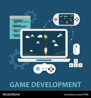 Game development Royalty Free Vector Image - VectorStock