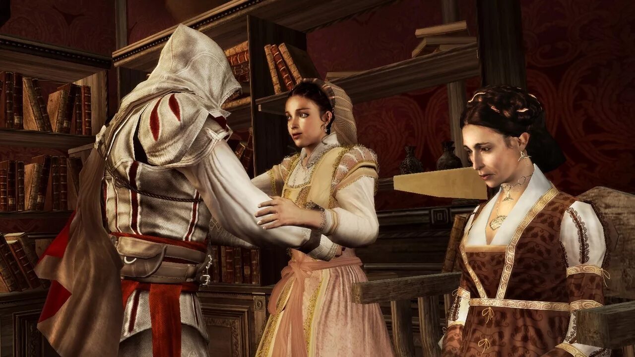 Ezio s family. Assassin's Creed 2 Эцио Аудиторе. Ассасин Крид 2 Эцио Аудиторе. Ассасин Крид Клаудия Аудиторе.