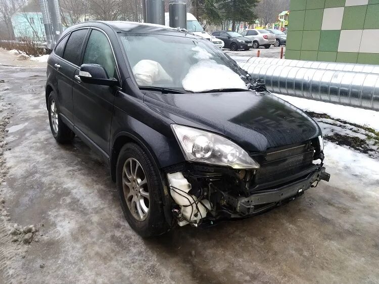 Хонда СРВ 2008 битая. Битая Хонда срв3. Чёрный Honda CR-V 2008. Honda CR-V 2007 битый.