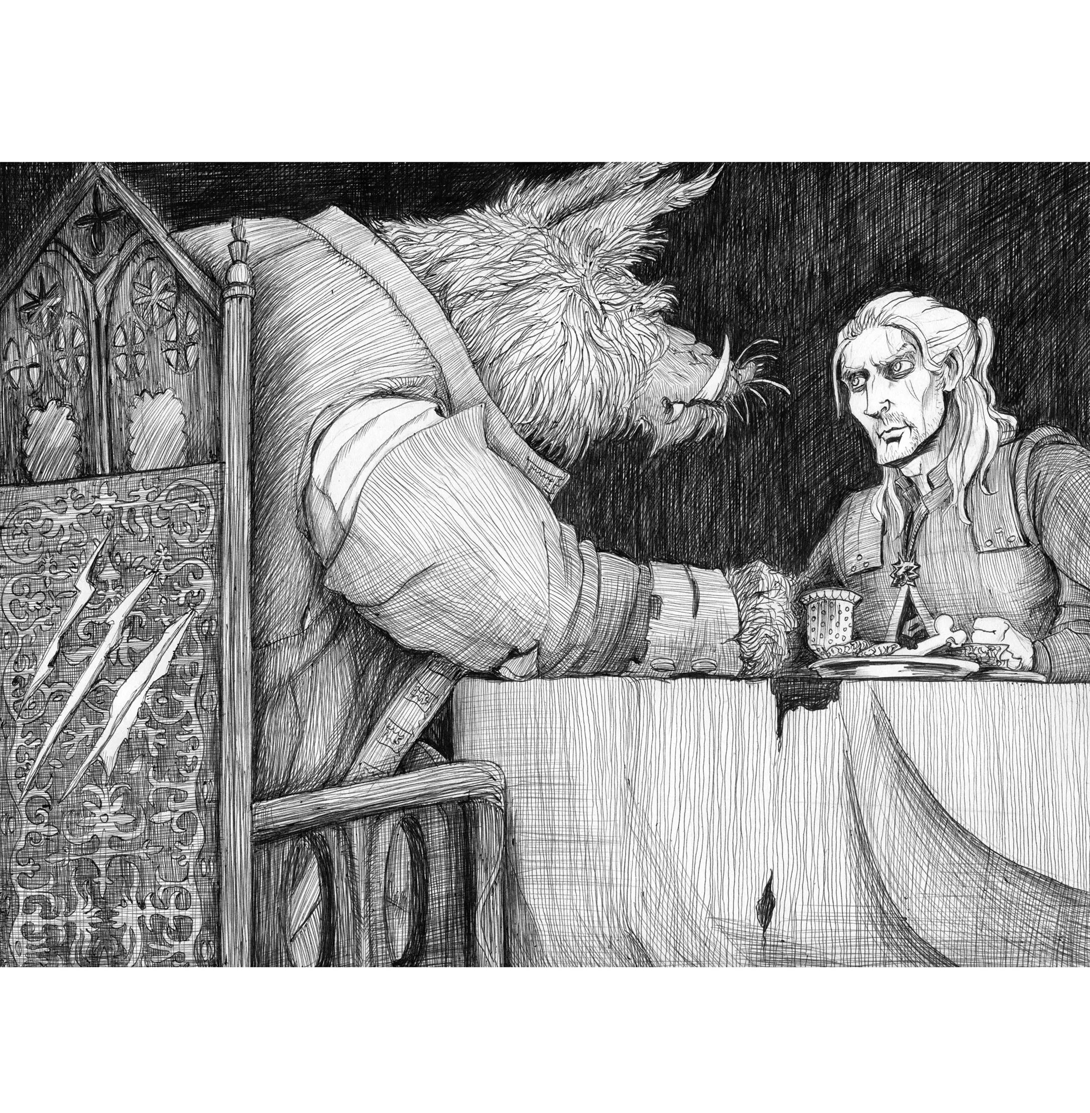 Крупица разума. Ведьмак крупица истины иллюстрации. ведьмак последнее желание крупица истины. ведьмак иллюстрации ашмариной. крупица истины сапковский.