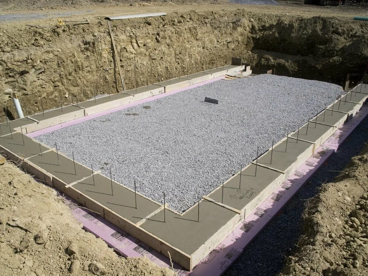 стяжка пола в ленточном фундаменте. бетонный пол и фундамент. фундаментная плита. ленточный фундамент со стяжкой. пол на ленточном фундаменте.
