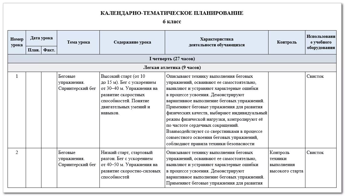 Тем планирование по физической. Тем планирование по физической