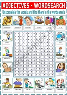 1 find the adjective
