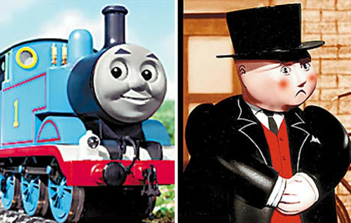 Thomas Tank engine simp. The fat Controller. Controlling tom