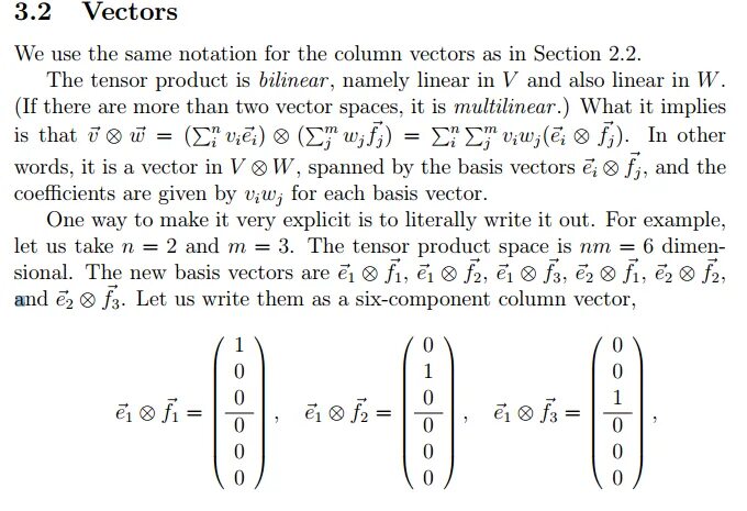Basis vector