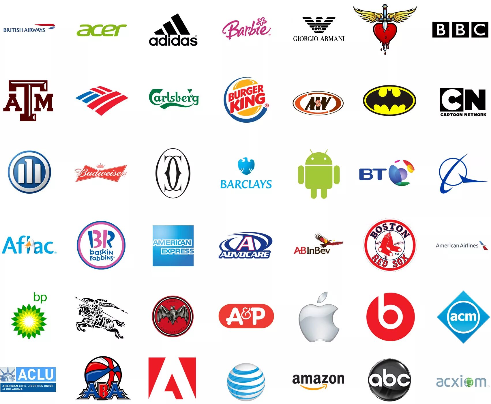 Бренд фирмы. Логотипы популярных it компаний. World famous companies. World famous logo. Famous logos.