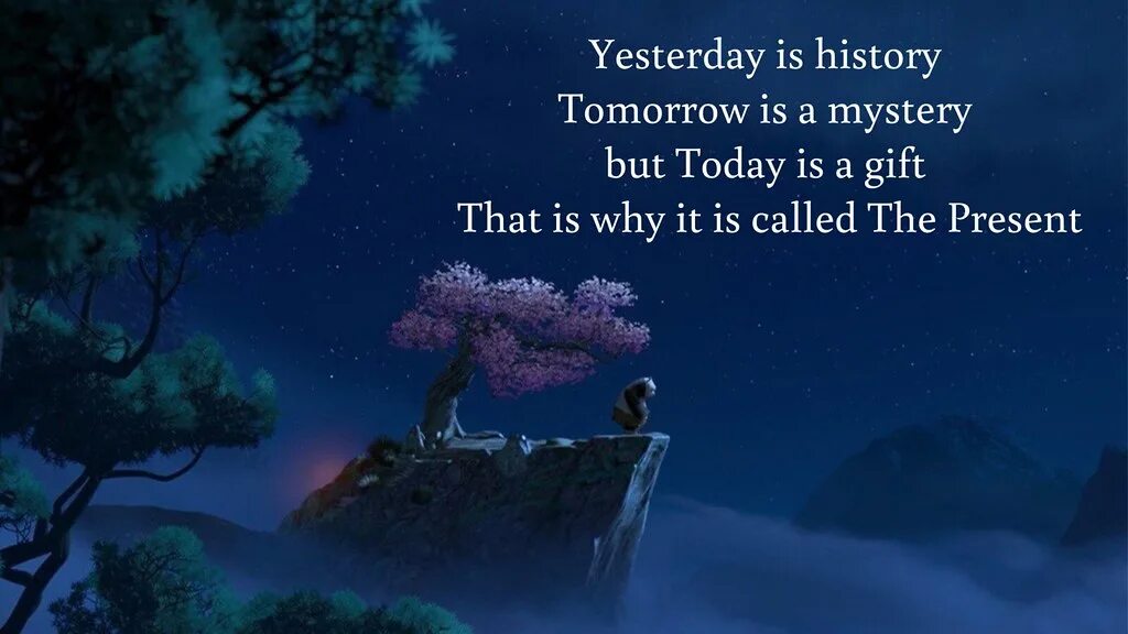 It s your call. Yesterday is History. Yesterday is History tomorrow is. Yesterday is a History tomorrow is a Mystery but today is a Gift. Yesterday is a History tomorrow Mystery today Gift.