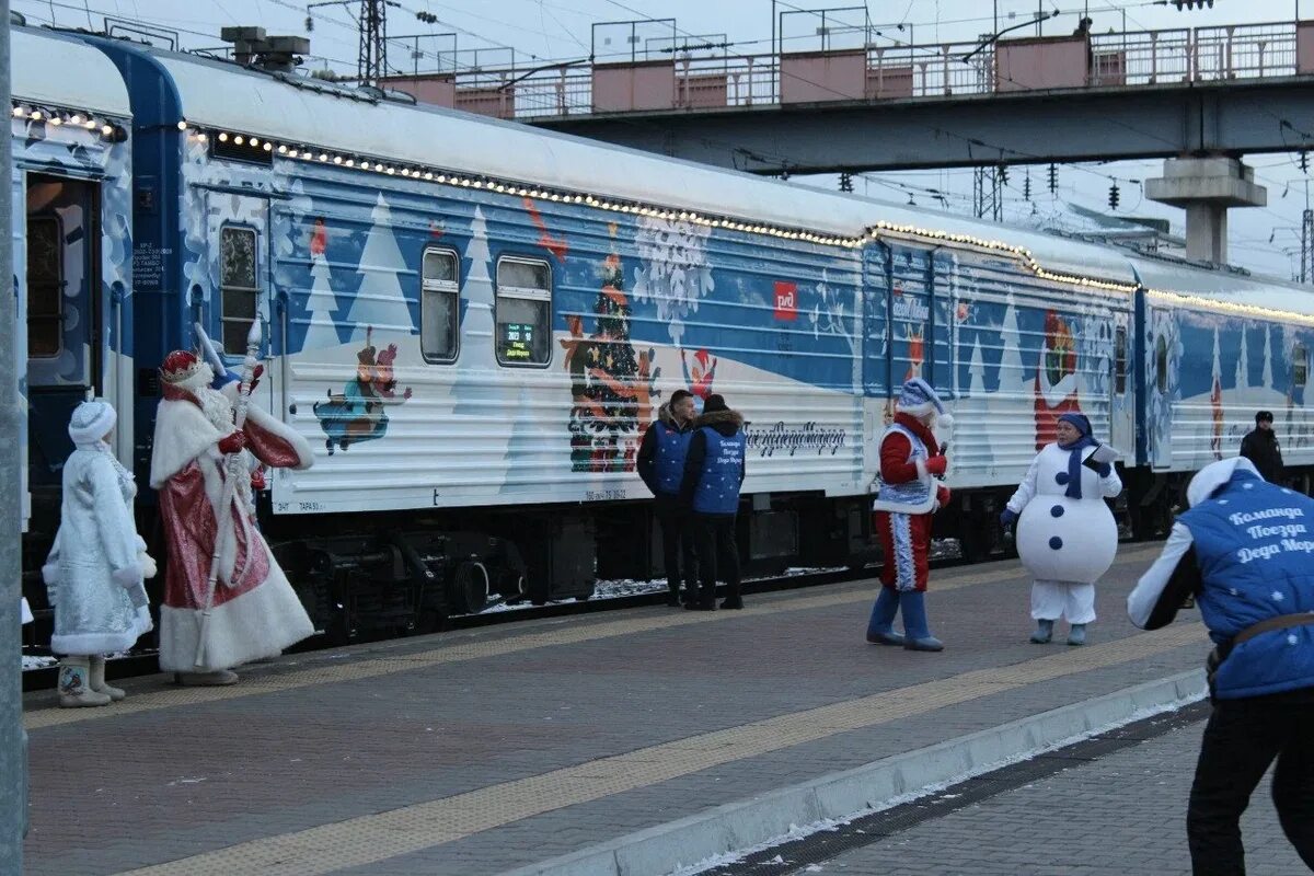 Поезд Деда Мороза прибудет в Нижний Новгород 29 декабря 7 ноября 2023 года Нижег