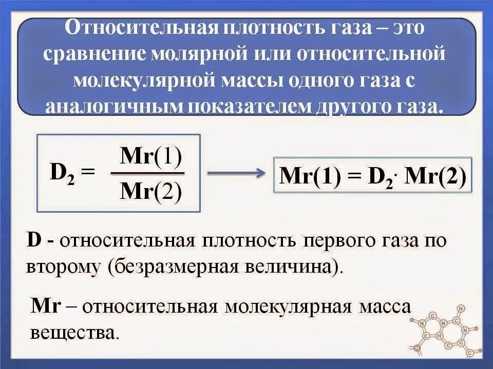 Молекулярную массу 72. Как вычислить относительную плотность. Формула для определения относительной плотности газа по воздуху. Как найти относительную плотность газа. Как определить относительную плотность газа по воздуху.