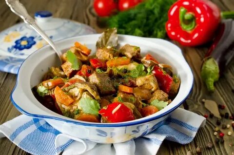 Мясо с баклажанами вкусный рецепт
