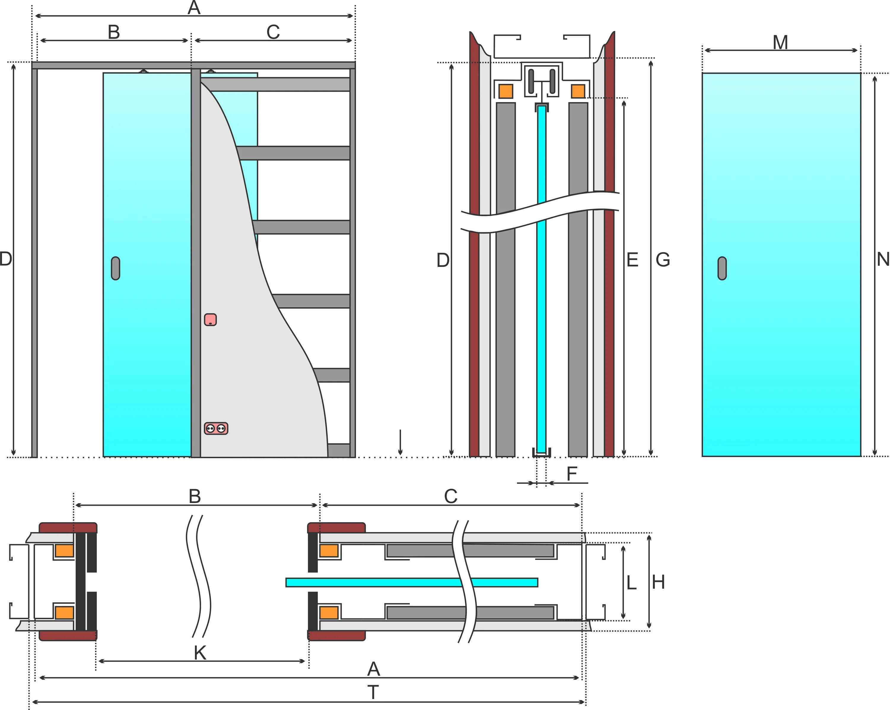 Дверь в стене схема. Стеклянные двери откатная система чертеж. Пенал eclisse syntesis line. Система раздвижных дверей межкомнатных чертеж. Конструкция сдвижных межкомнатных дверей.