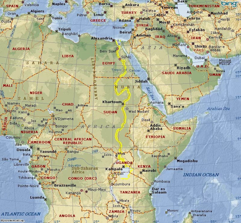 Как называется африканская река изображенная на карте. Река Кагера на карте Африки.