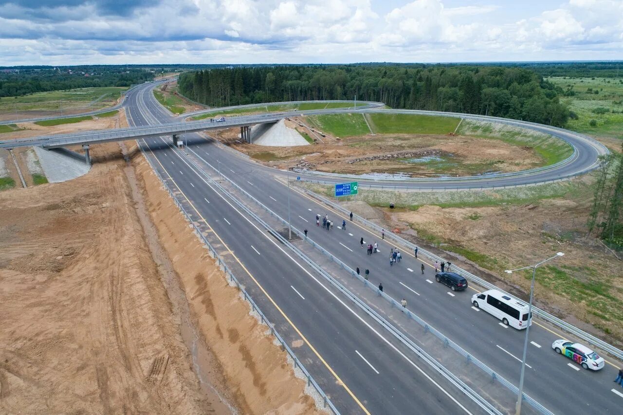 ЦКАД 4. ЦКАД м12. ЦКАД (до а107). М12 трасса 23км. Центральной кольцевой дорогой