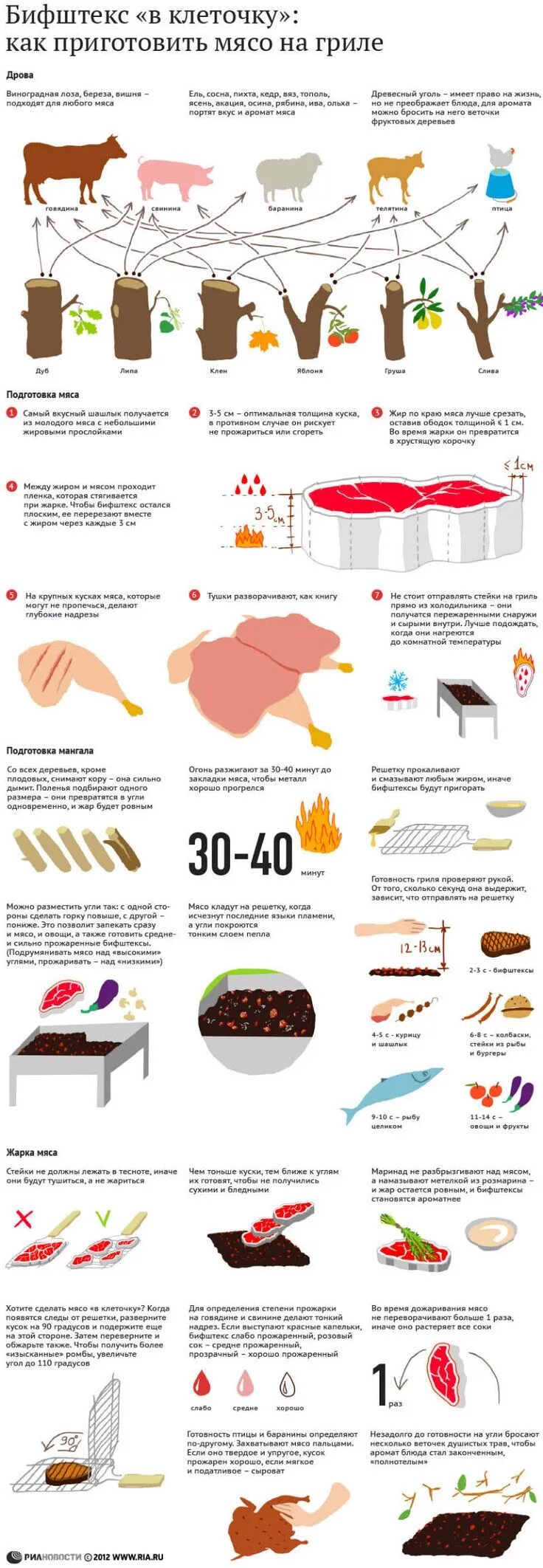 Шашлык инфографика. Таблица приготовления на электрогриле. Мясо инфографика. Таблица приготовления мяса.
