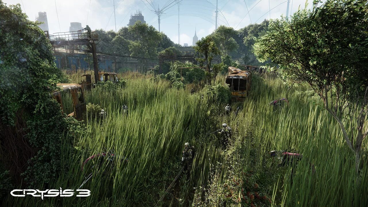 Crysis 3. Crysis 3 скриншоты. crysis 3 new york 2047. crysis 3 grass.