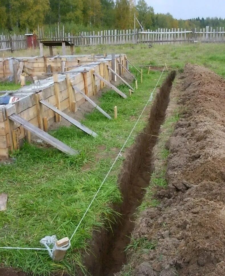 Фундамент на дачном участке. Ленточный фундамент для дома. Фундамент на дачном участке. Фундамент. Фундамент для постройки загородного дома.