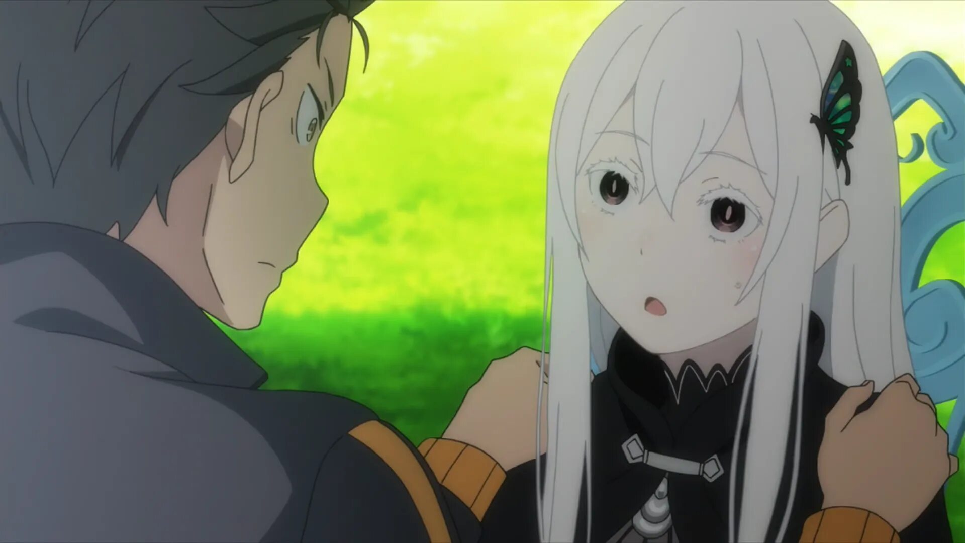 Re zero 8 arc. Ехидна ре зеро. сателла re zero. сателла ре зеро скрины.