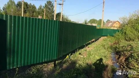 Авито услуги забор