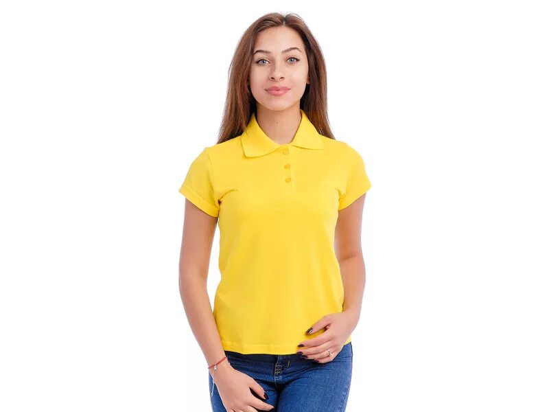 Купить женские футболки оптом. Жёлтая рубашка женская с коротким рукавом. Желтая футболка женская. Воротник футболки желтый. Лимонная рубашка женская.