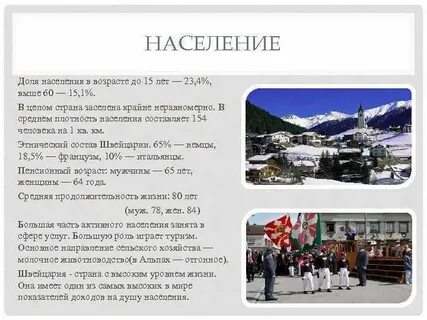 Этнический состав швейцарии
