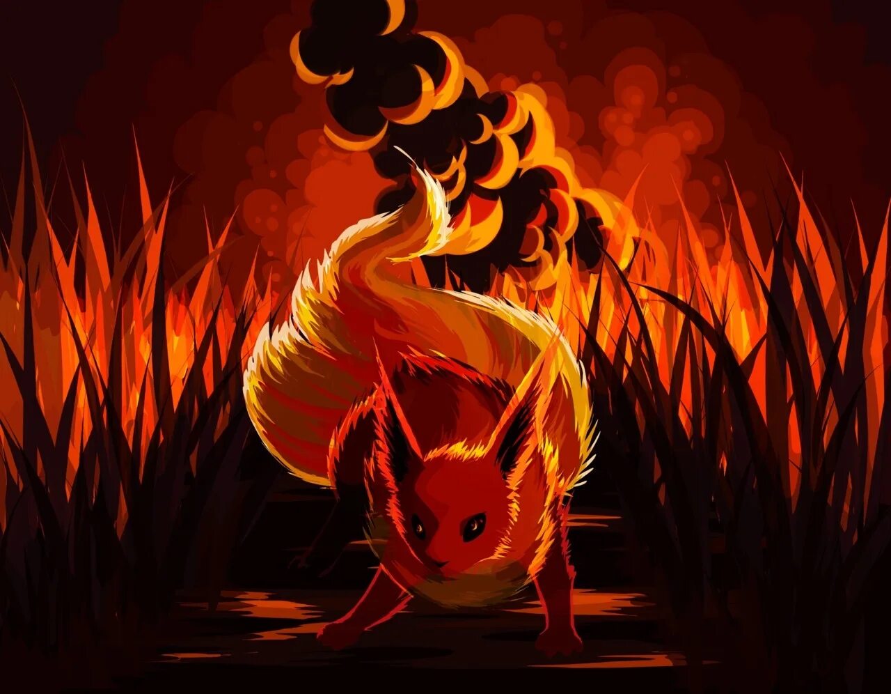 Флареон. Флареон покемон с огнем. Покемон Flareon. Pokemon Флареон. Покемон огонь