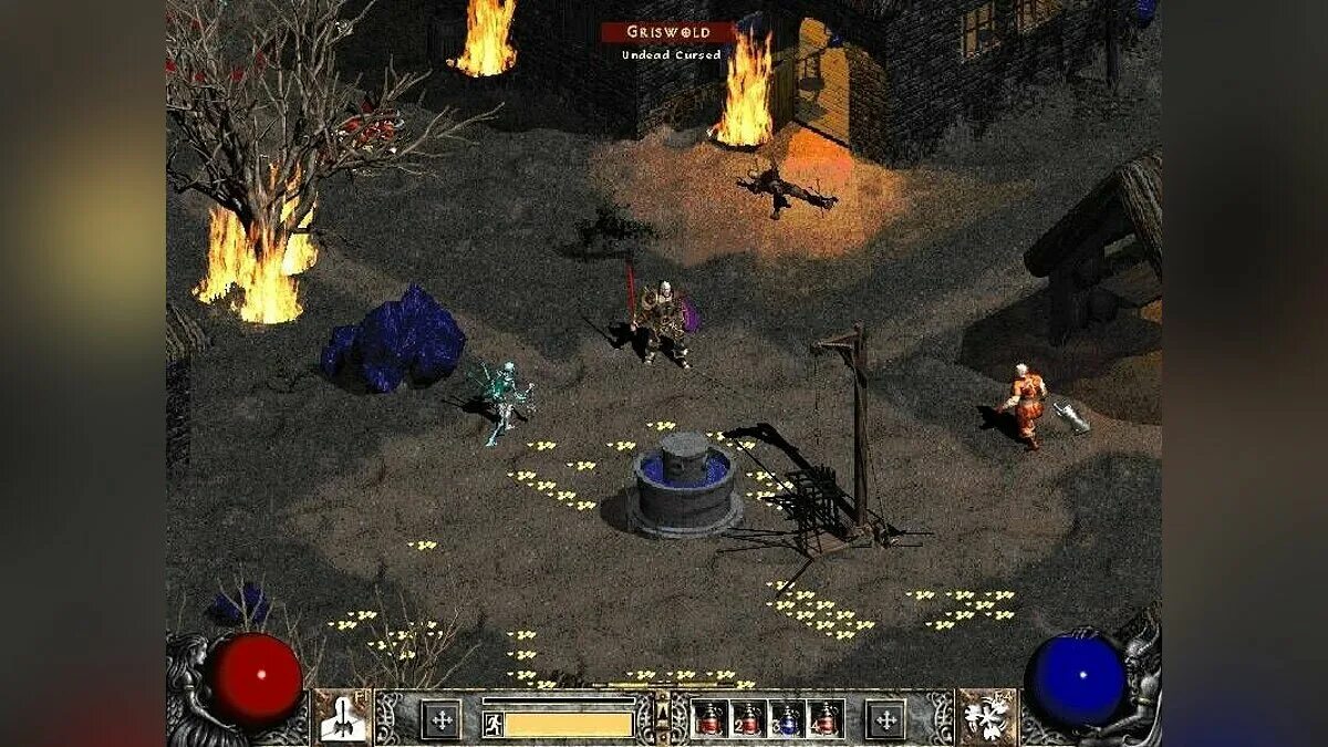 Diablo русификатор. Тристрам диабло 2. тристрам из diablo 1. diablo 2 тристран. диабло 2 1 город.