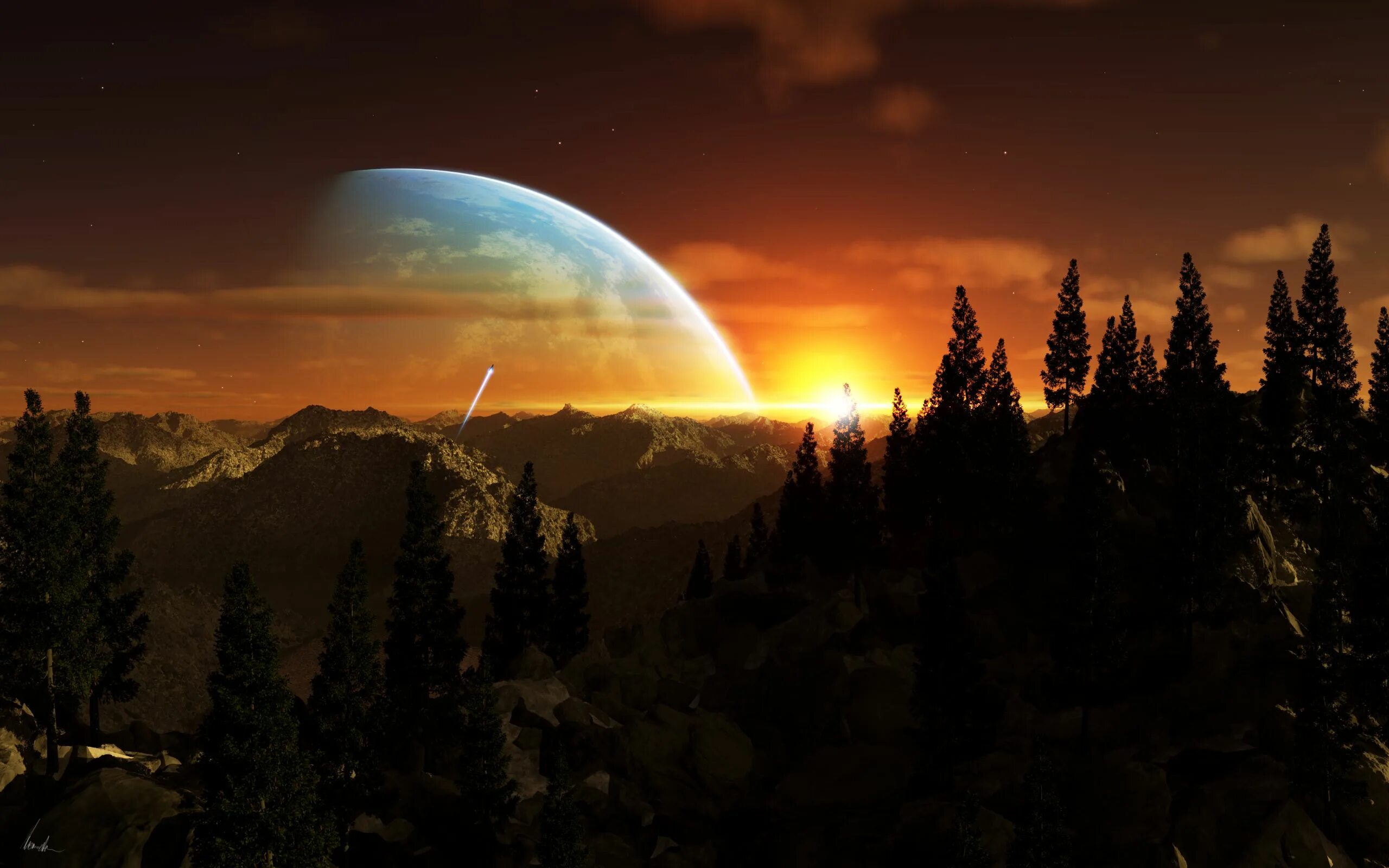 Landscape planets