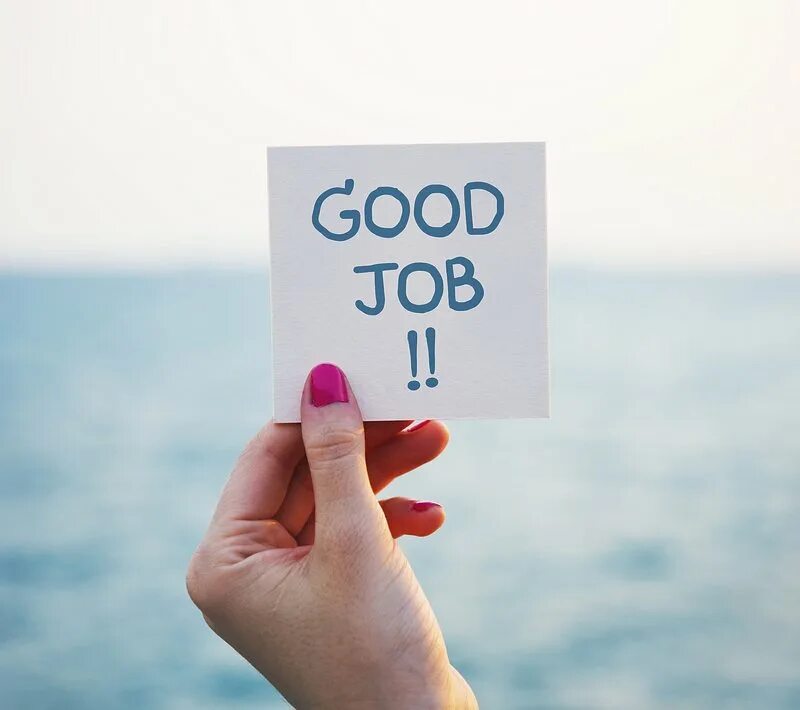 надпись good job. Every job is good. Every job is good. Every job is good. Every job is good.