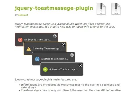 Message plugin