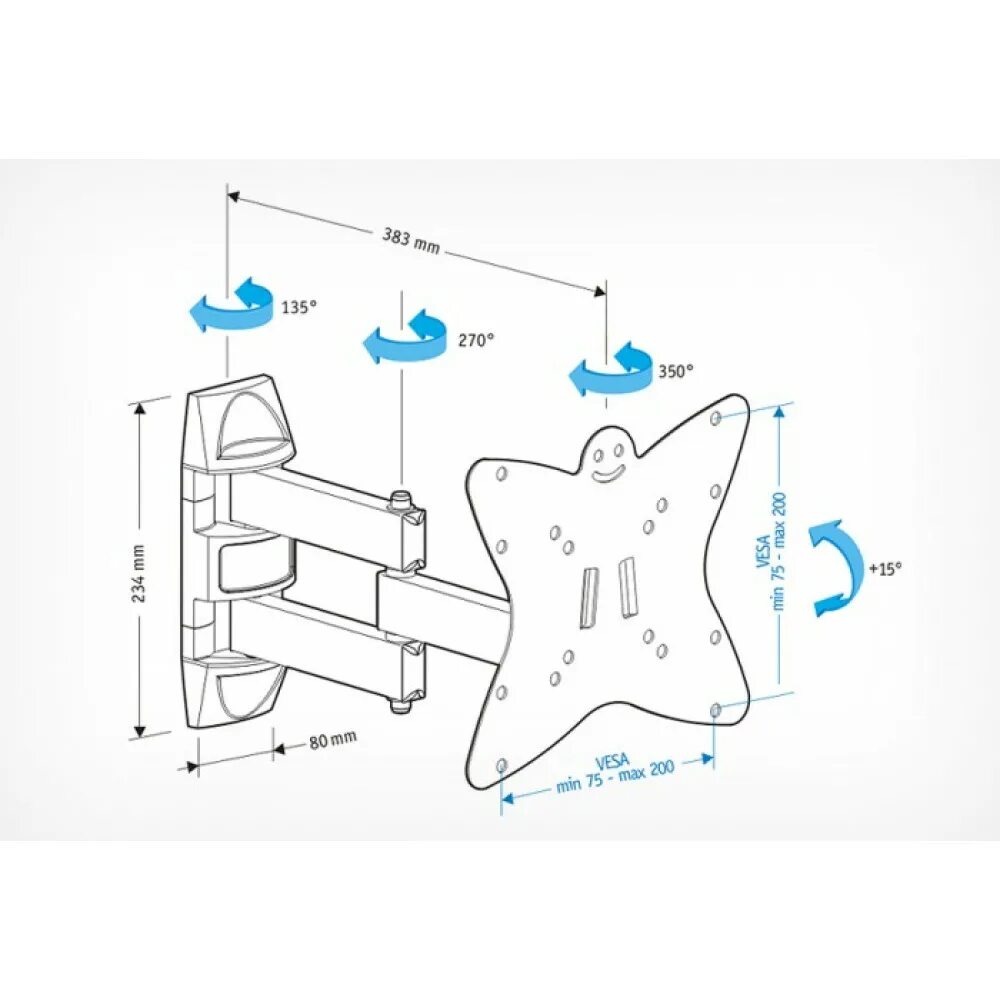 кронштейн holder lcds-5001. Holder lcds-5038. вес до 45кг. Lcds 5038. кронштейн holder lcds-5038.