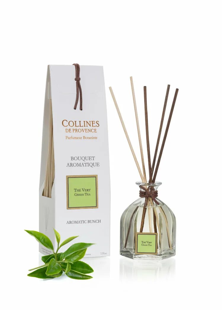 Диффузор зеленый. Ароматический диффузор &quot;зеленый чай&quot; (green tea). collines de provence диффузор. диффузор green. durance ароматы для дома.