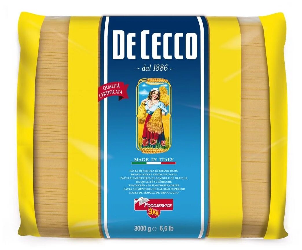 De cecco. De cecco. /макароны де чекко лингуини. мак. De cecco.