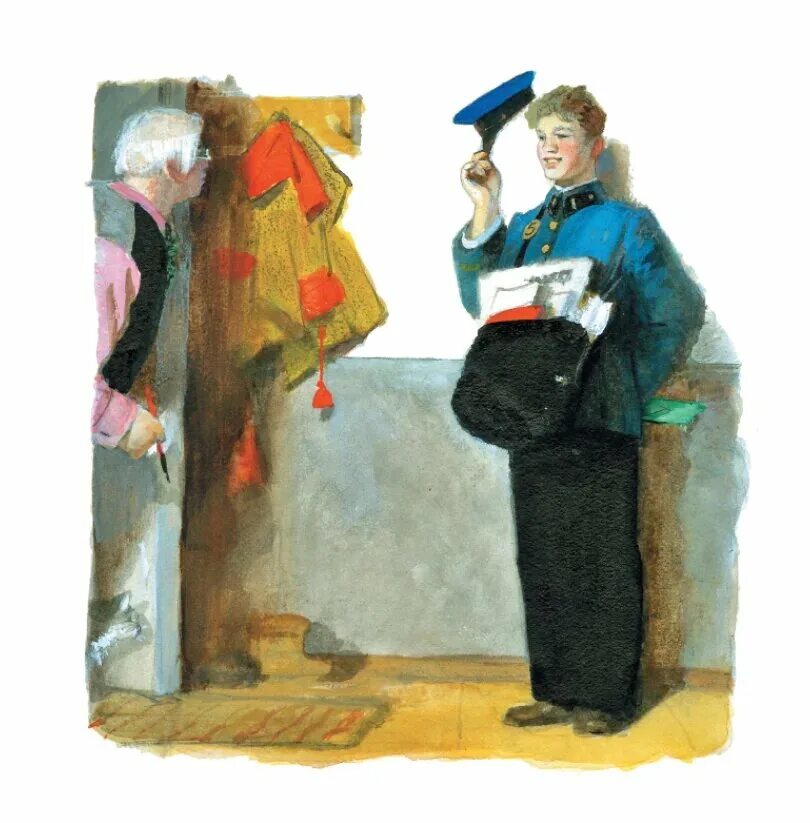 Почтальон сказка. Ленинградский почтальон маршак. Свинья почтальон. Биссет почтальон и поросенок. Почтальон сказка.