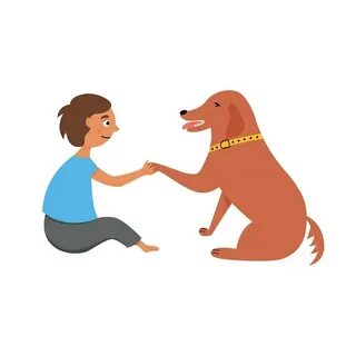 Dog gives