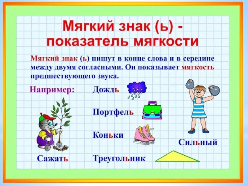 169 слова. Смягчающий мягкий знак правило 1 класс. Памятка мягкий знак показатель мягкости. Мягкий знак правила 2 класс. Правила мягкого знака в русском языке 3 класс.