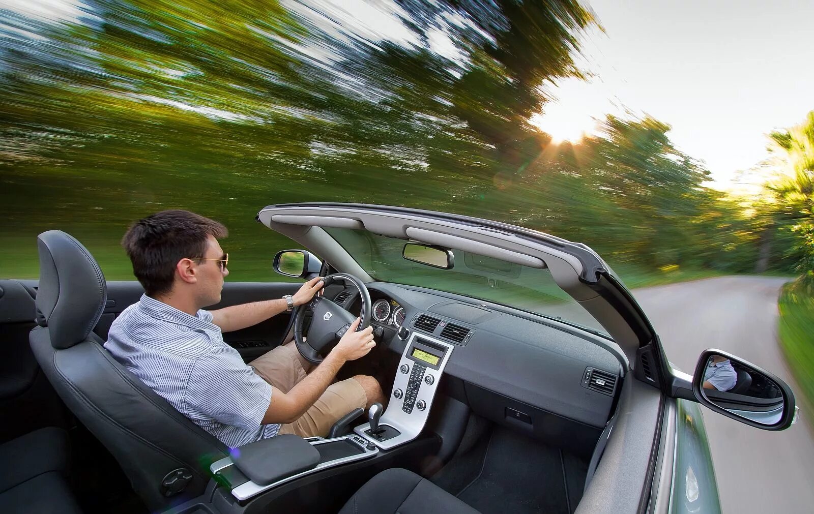 He was driving home