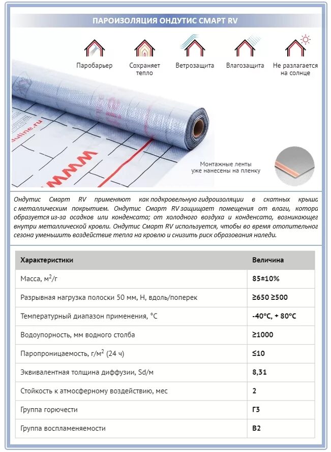 Сколько пленки в рулоне. Пароизоляция Ондутис r70. Пленка Ондутис r70. Пароизоляция Ондутис b r70. Пленка пароизоляционная, марка "Ондутис r70" (RV).