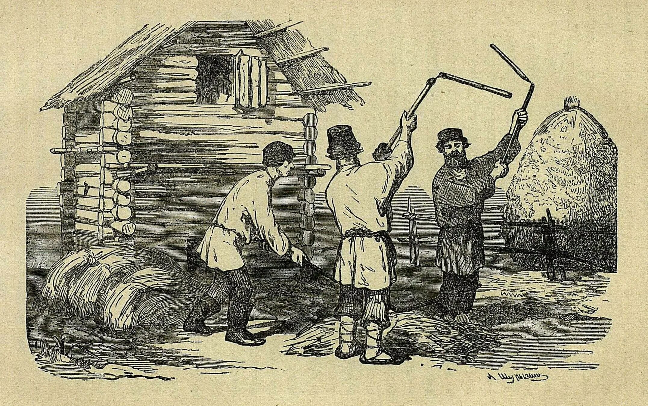 Крестьян использовавших наемный труд и технику. Молотьба б. кустодиев 1908. обмолот зерна на руси. молотьба зерна на руси. крестьяне обмолот зерна.
