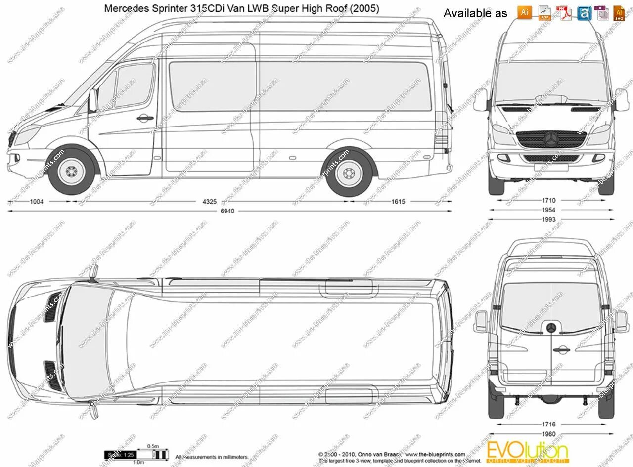 Размер спринтер 906. Mercedes-Benz Sprinter 311 чертеж. Габариты Мерседес Спринтер 311. Мерседес Спринтер 515 габариты. Mercedes-Benz Sprinter 311 CDI чертеж.