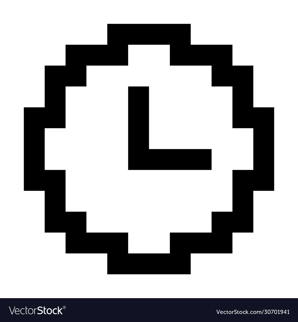 Pixel clock patcher. Pixel clock. pixel icon.