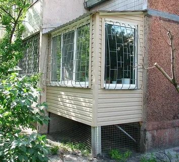 Как сделать балкон на первом этаже