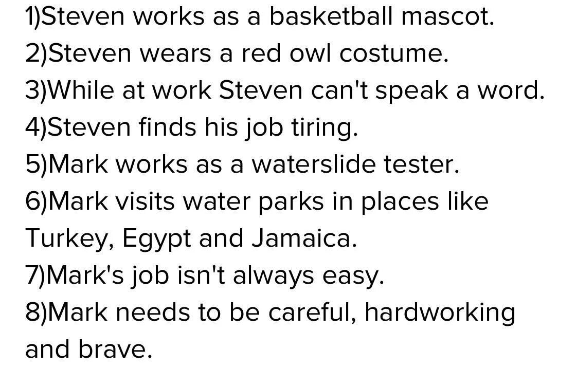 Steve worked has worked. Steven we can&#039;t both exist.