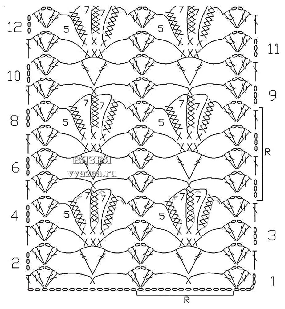 Вертикальный узор крючком. Ажурные узоры крючком. Ажурные узоры крючком со схемами. Схемы вязания крючком ажурных. Ажурная вязка крючком схемы.