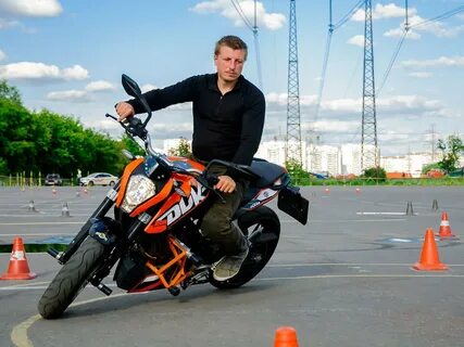 Вождение мотоцикла обучение