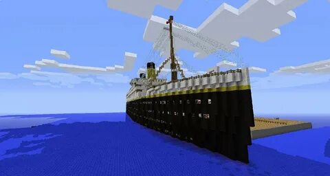 Minecraft карта корабль