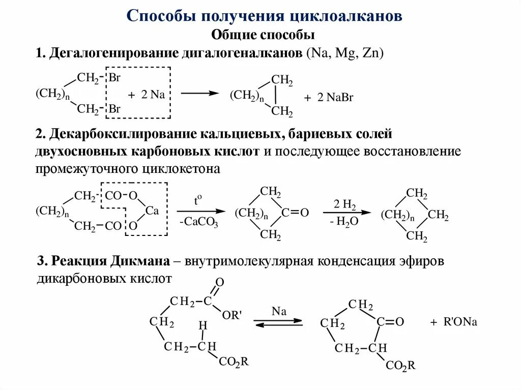 Получение циклоалканов реакции. Пиролиз кальциевых солей дикарбоновых кислот. нитрование циклопентана. способы получения циклоалканов: из солей дикарбоновых кислот,. пиролиз дикорбоновых хкисслот.