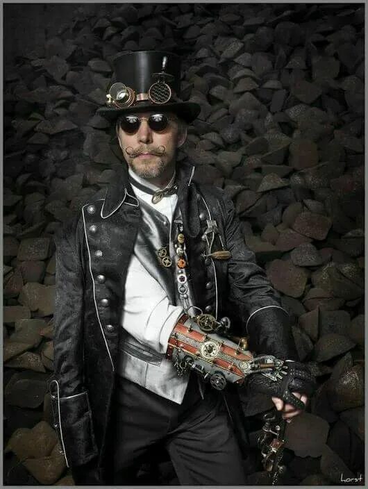 Men's Steampunk Adventurer Costume, Men's Steampunk Costume, Men's Victorian Cos
